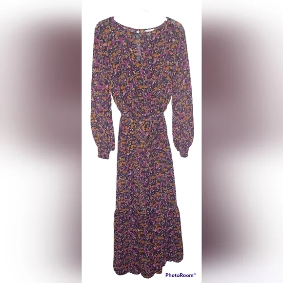 ava and viv black floral dress Ava & Viv Womens 3X Black Floral Maxi Dress